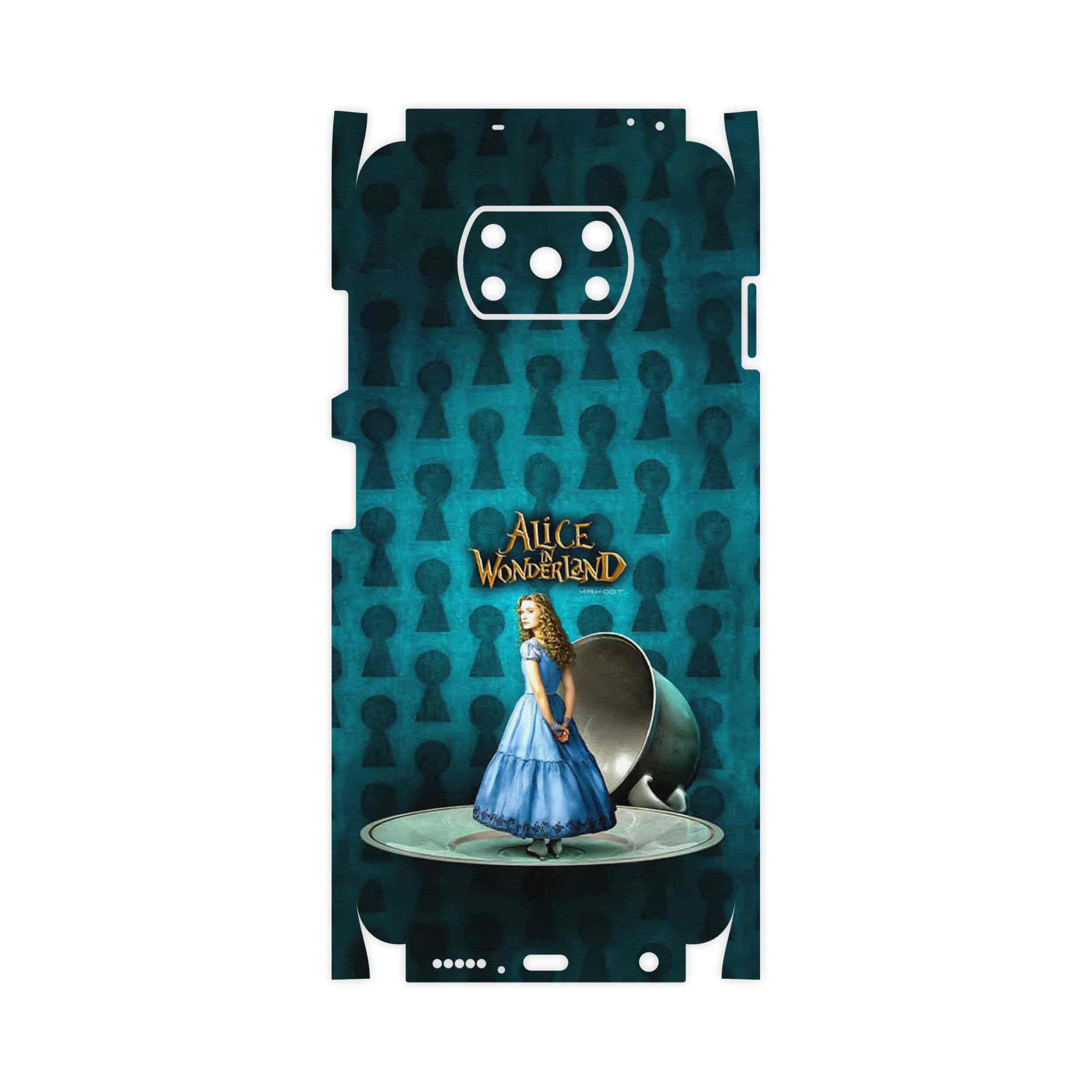 برچسب پوششی ماهوت مدل Alice in Wonderland-FullSkin مناسب برای گوشی موبایل شیائومی Poco X3 NFC