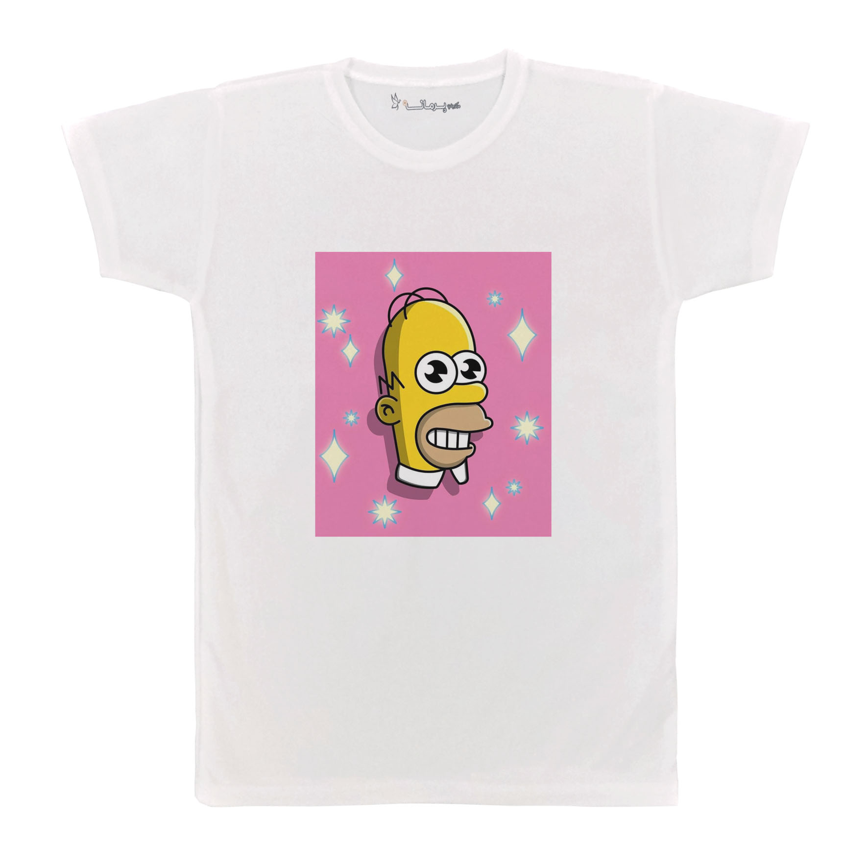 تی شرت  آستین کوتاه بچگانه پرمانه طرح سیمپسون ها کد pmt.6530