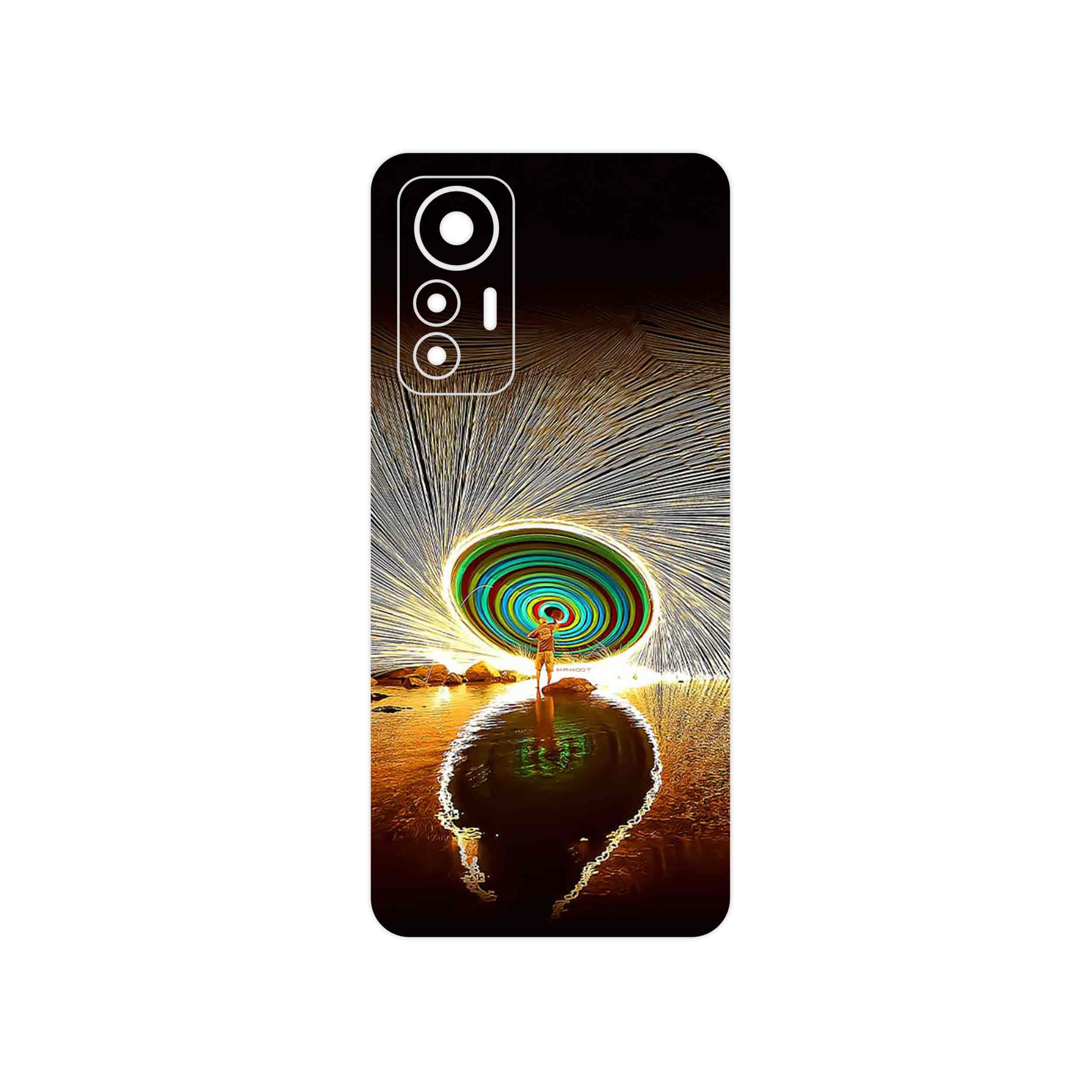 برچسب پوششی ماهوت مدل Night Light Fountain مناسب برای گوشی موبایل شیائومی 12 Lite