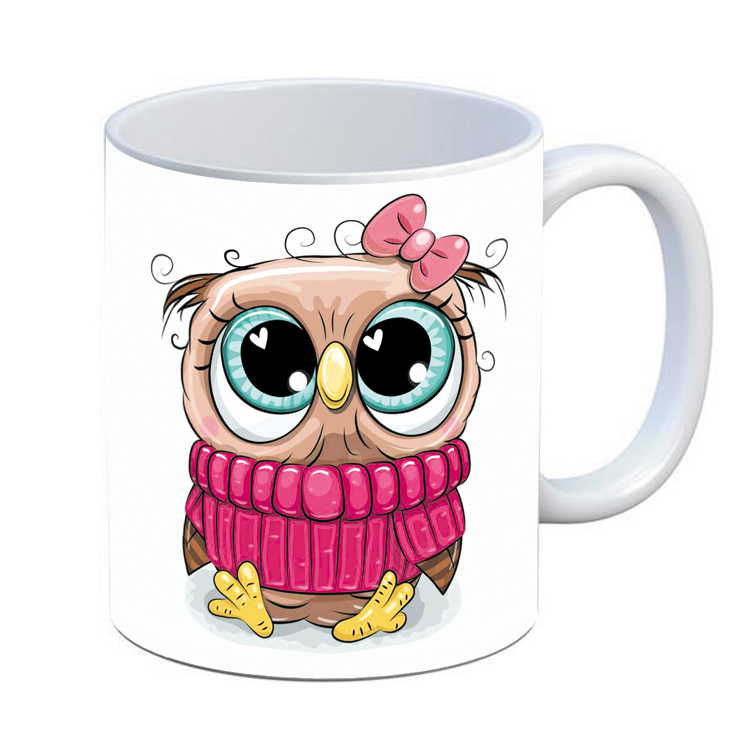 ماگ طرح جغد کد 02