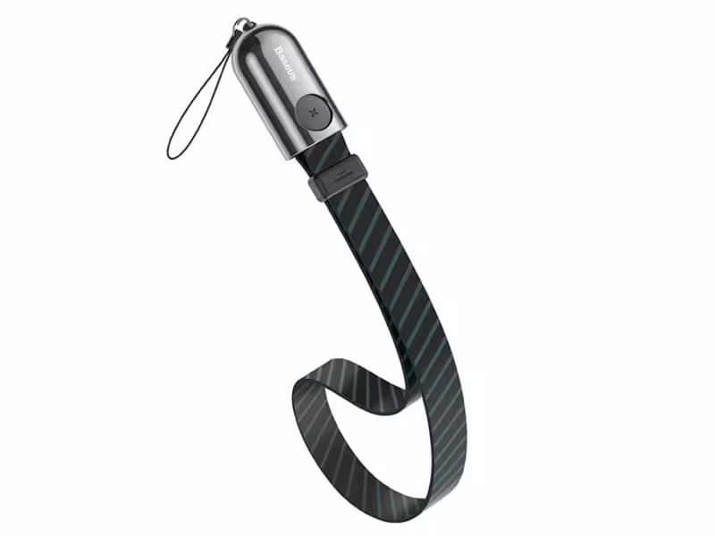کابل شارژ و انتقال داده لایتنینگ بیسوس Baseus Golden Collar Lightning Cable 35cm