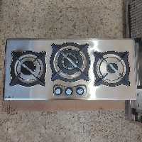 گاز صفحه ای سه شعله استیل ترموکوبلدار با دوسال گارانتی ارسال پس کرایه