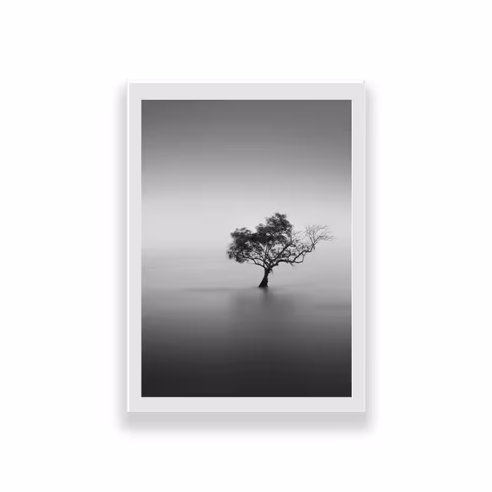 تابلو طرح مینیمال درخت