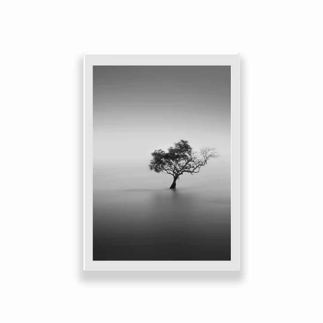 تابلو طرح مینیمال درخت
