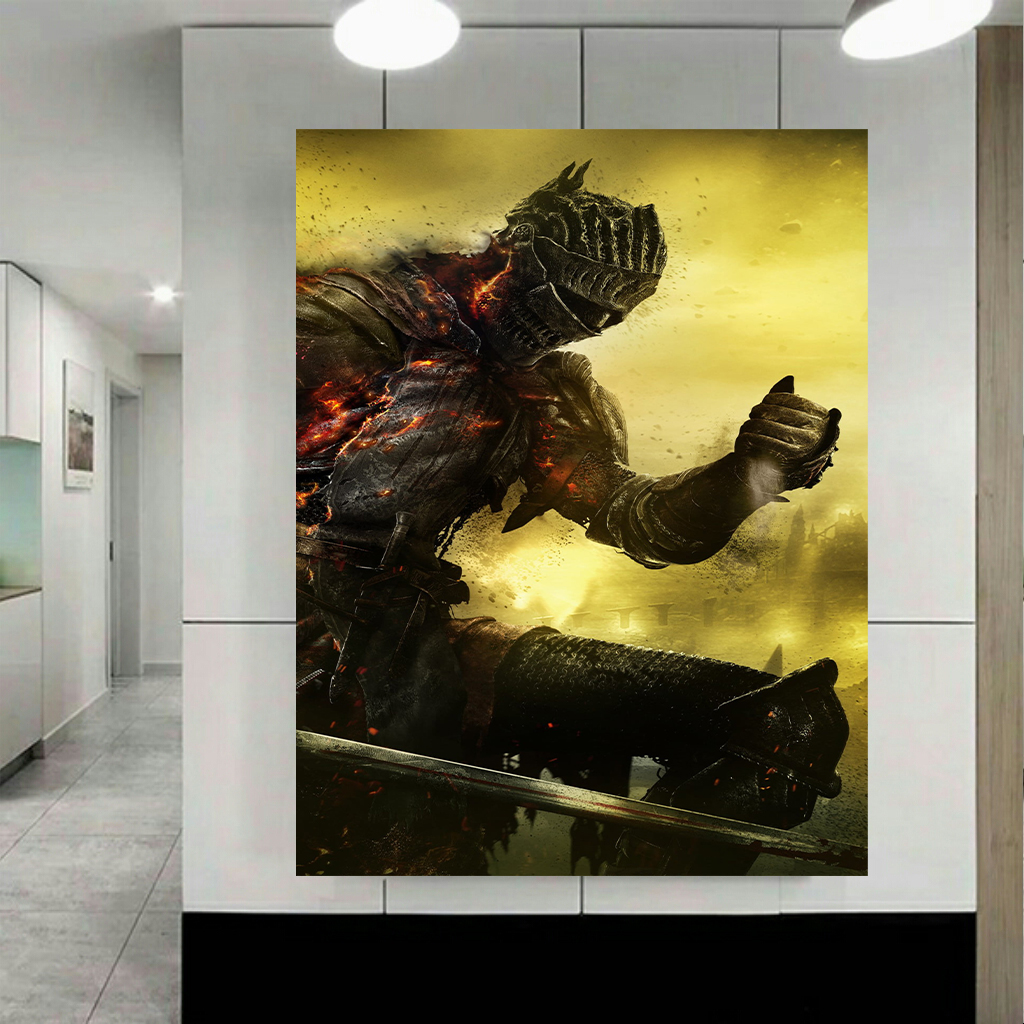 تابلو بوم طرح گیم مدل Dark Souls کد AR2477