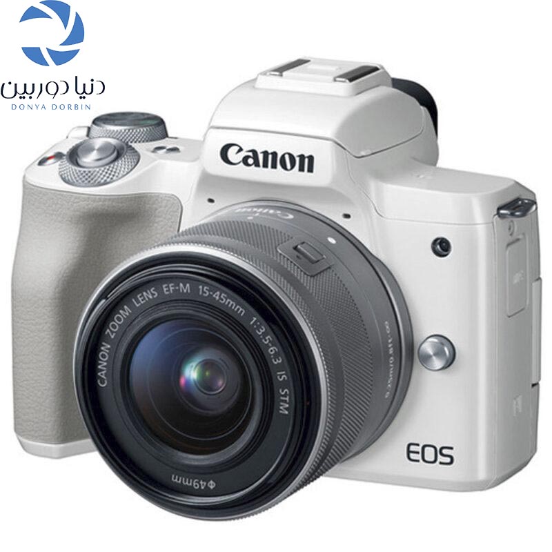 دوربین بدون آینه کانن Canon EOS M50 Mark II kit 15-45mm white