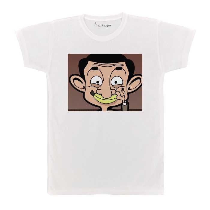 تی شرت آستین کوتاه بچگانه پرمانه طرح مستر بین کد pmt.6965