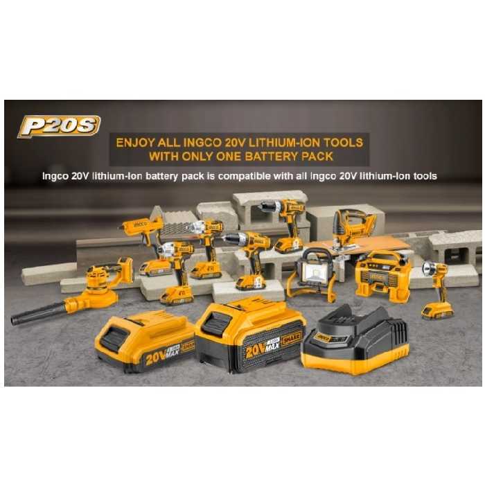 باتری شارژی 20 ولت 2 آمپر اینکو مدل FBLI20011-20v-2.0Ah