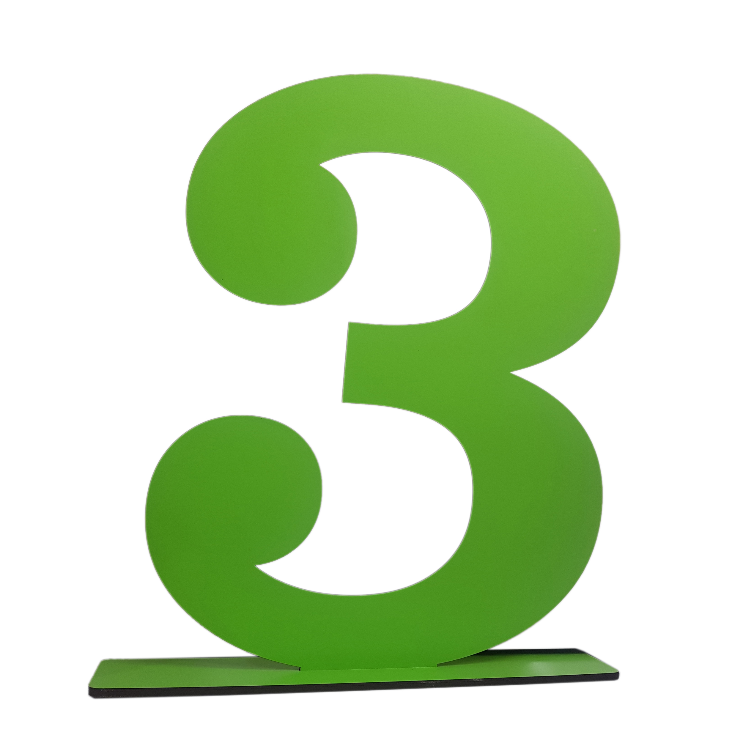 استند رومیزی تزیینی مدل عدد سه