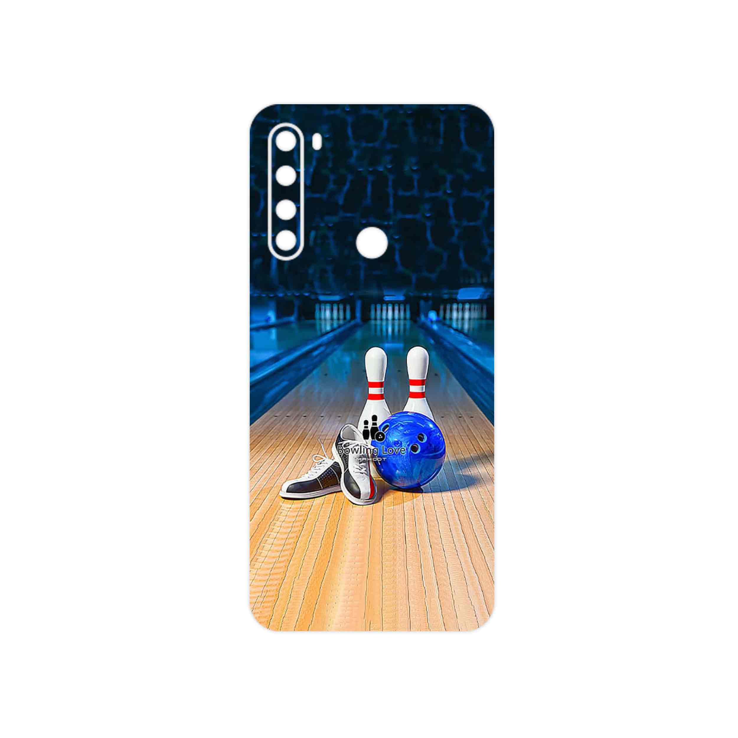 برچسب پوششی ماهوت مدل Bowling مناسب برای گوشی موبایل شیائومی Redmi Note 8 2021