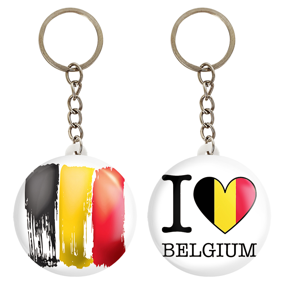 جاکلیدی خندالو مدل پرچم بلژیک کد 2069620701 مجموعه 2 عددی