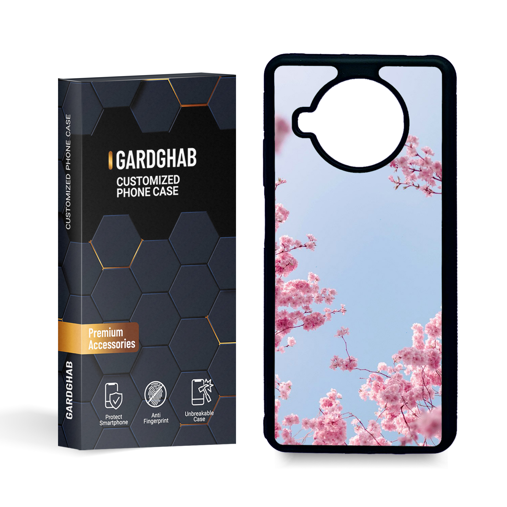 کاور گارد قاب مدل گل مناسب برای گوشی موبایل شیائومی mi 10t lite