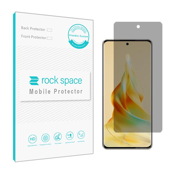 گلس اوپو Reno8 T 5G مدل نانو هیدروژل پرایوسی برند راک اسپیس کد S