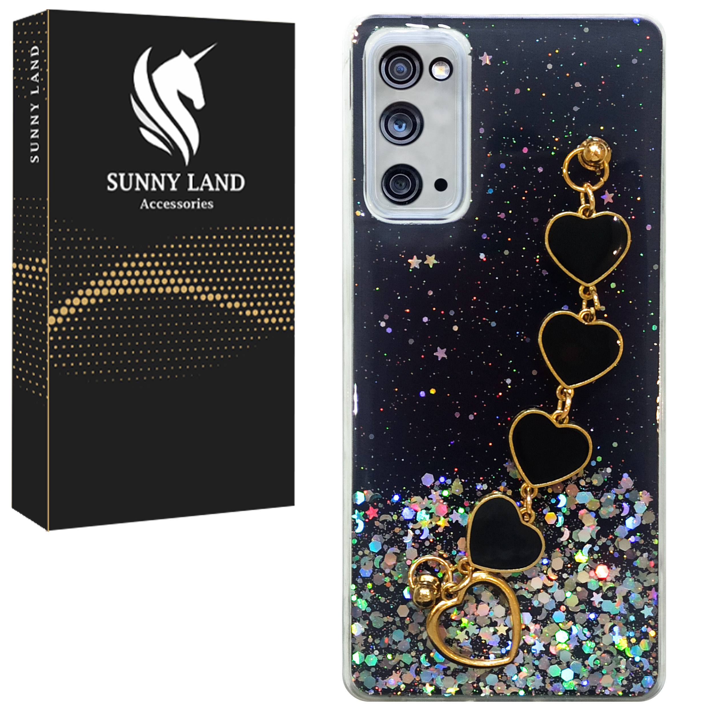 کاور سانی لند مدل اکلیلی دستبندی مناسب برای گوشی موبایل سامسونگ Galaxy S20 FE به همراه آویز