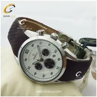 ساعت مردانه بند چرمی اسنس