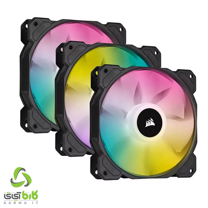 فن کیس کورسیر iCUE SP120 RGB ELITE - فروشگاه کارما آیتی