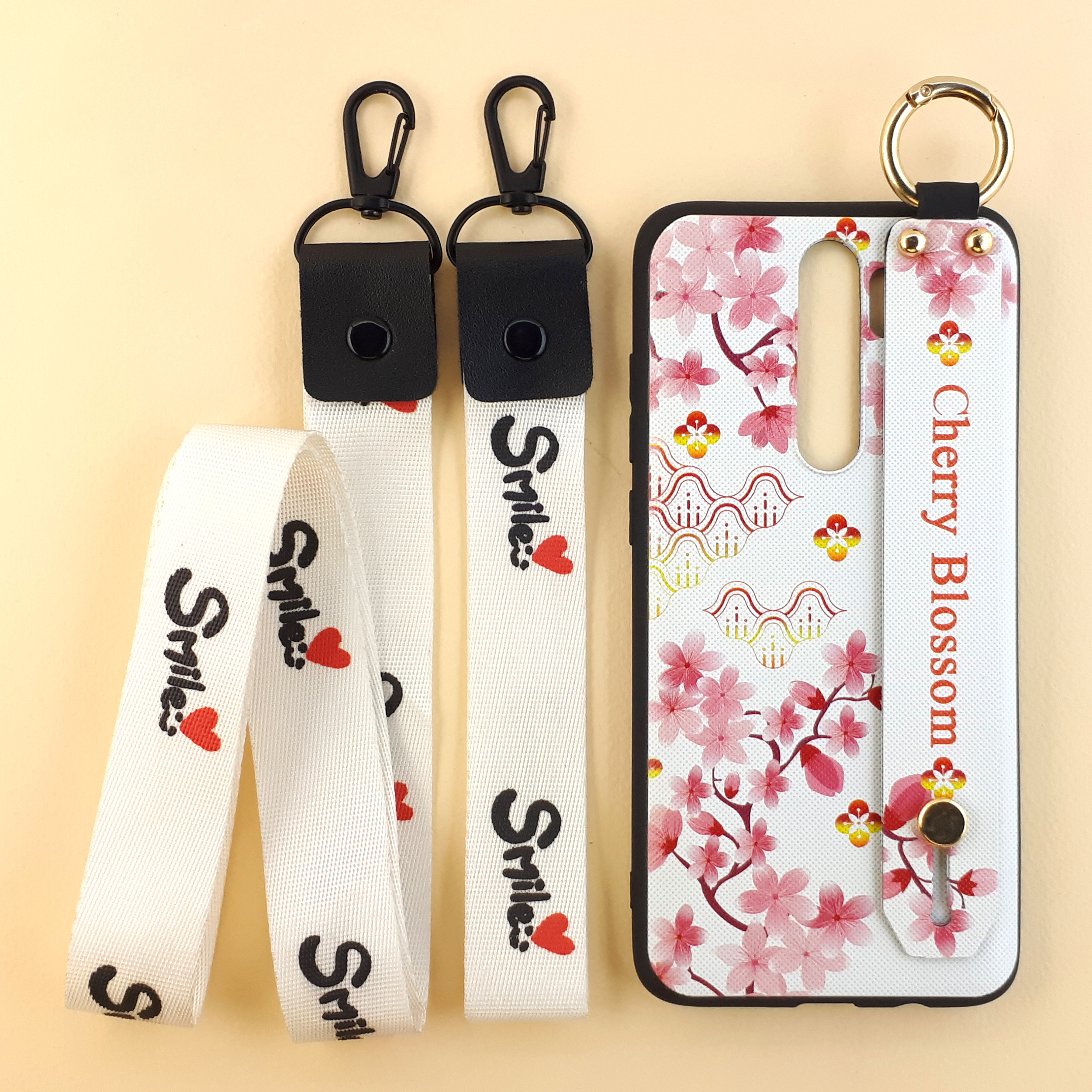 کاور طرح گل کد 05 مناسب برای گوشی موبایل شیائومی Redmi Note 8 Pro به همراه بند