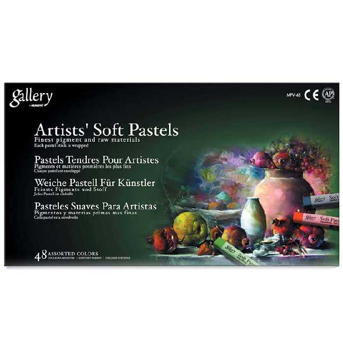 پاستل گچی 48 رنگ گالری کد MPV-48