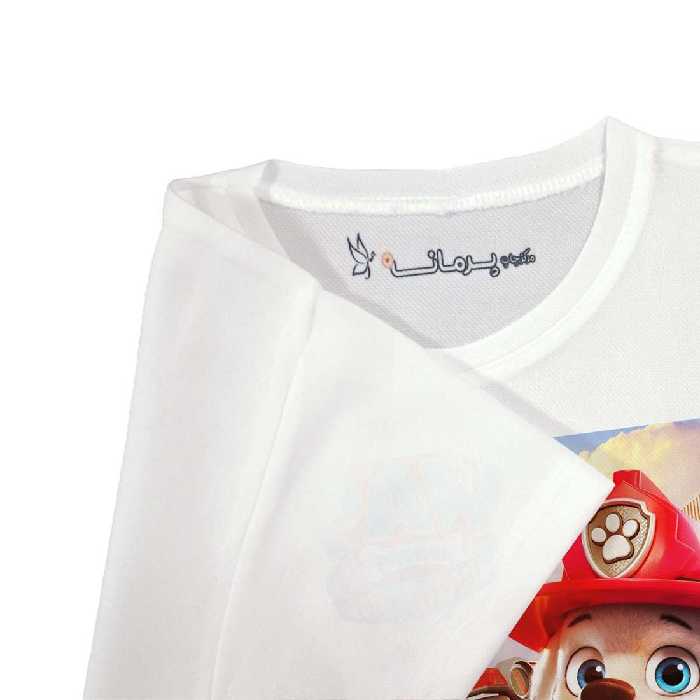 تی شرت بچگانه پرمانه طرح سگ های نگهبان کد pmt.5851