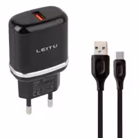 شارژر دیواری لیتو مدل  LH-26 18W به همراه کابل تبدیل USB-C