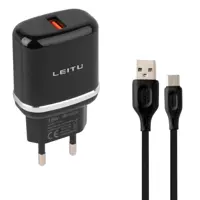 شارژر دیواری لیتو مدل  LH-26 18W به همراه کابل تبدیل USB-C