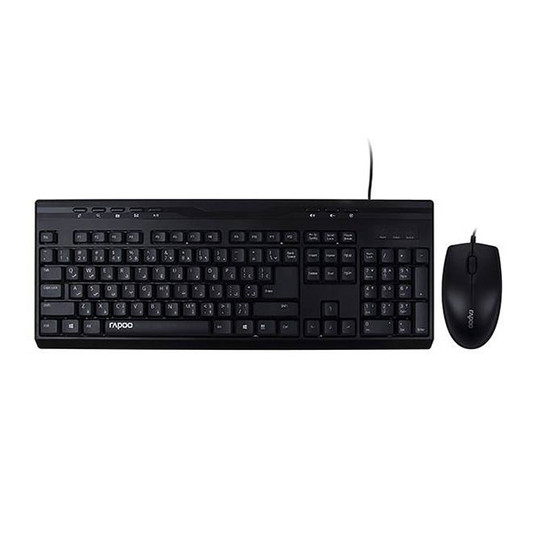 کيبورد و ماوس Rapoo مدل NX1710 - فروشگاه اینترنتی طیف سنتر