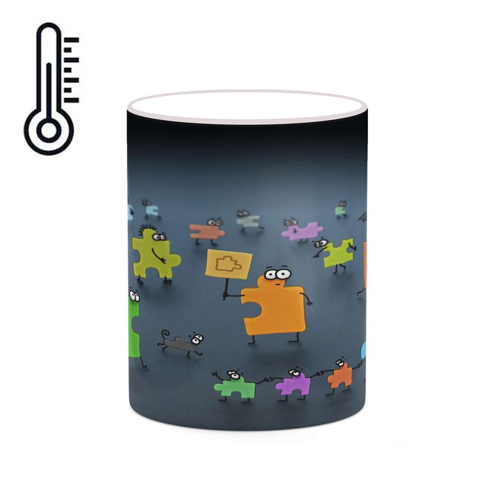 ماگ حرارتی کاکتی طرح فانتزی مدل mgh18914