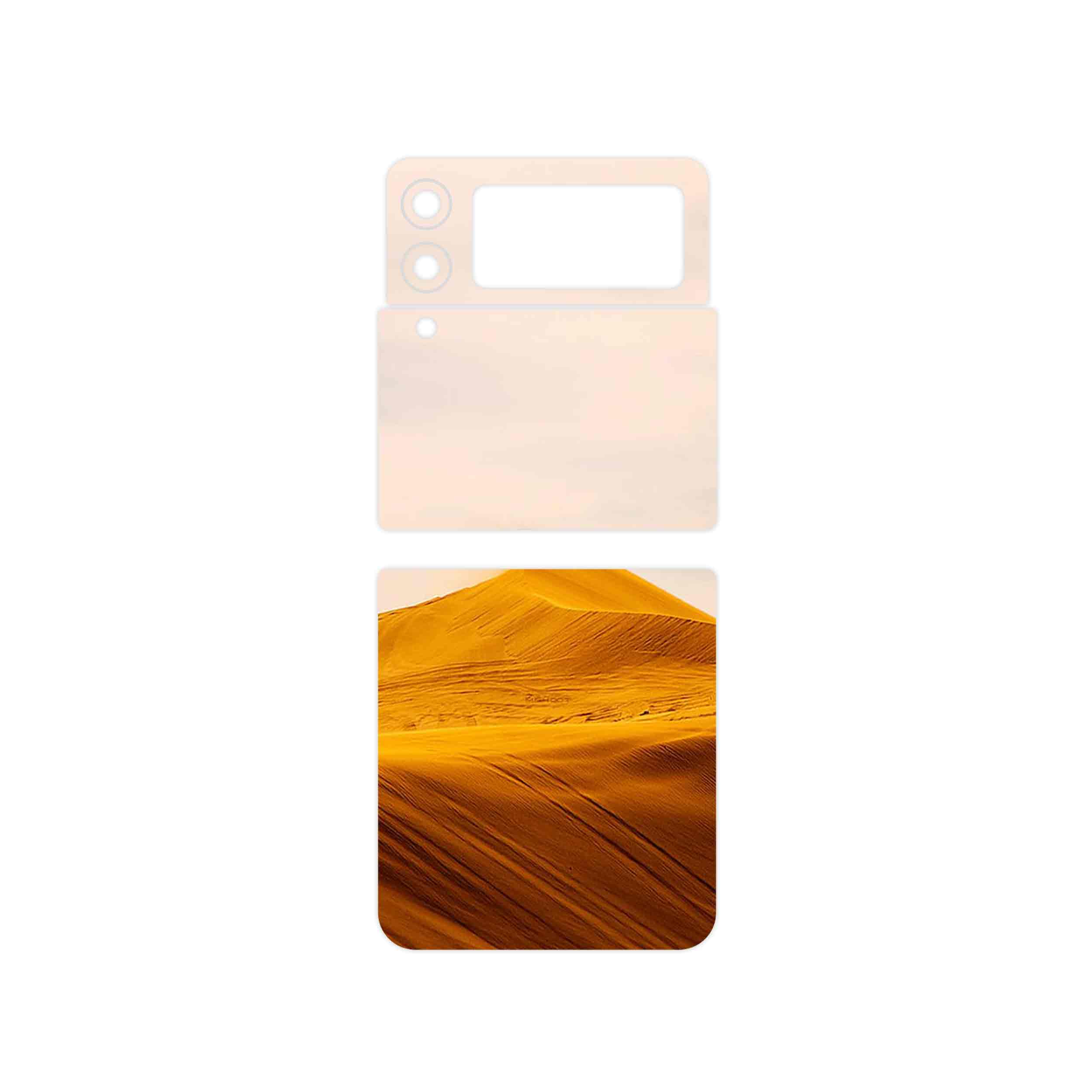 برچسب پوششی ماهوت مدل Sahara Desert مناسب برای گوشی موبایل سامسونگ Galaxy Z Flip3 5G