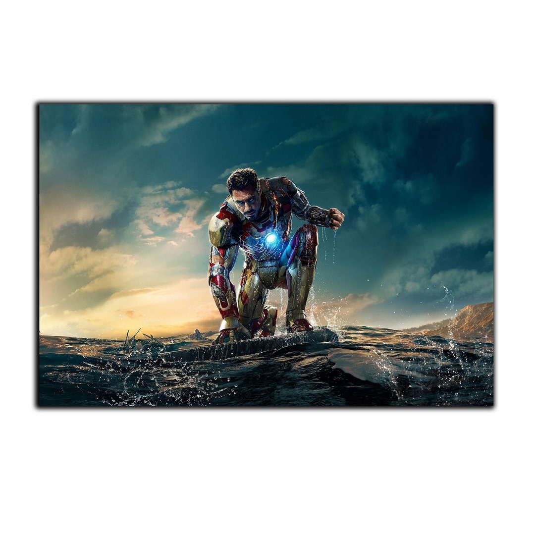 تابلو شاسی بکلیت طرح رابرت داونی جونیور فیلم مرد آهنی مدل SH-S4099