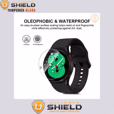 محافظ صفحه نمایش شیشه ای آلتیمیت شیلد مدل SH-UL مناسب برای ساعت هوشمند سامسونگ Galaxy Watch 4 Classic 42mm بسته سه عددی