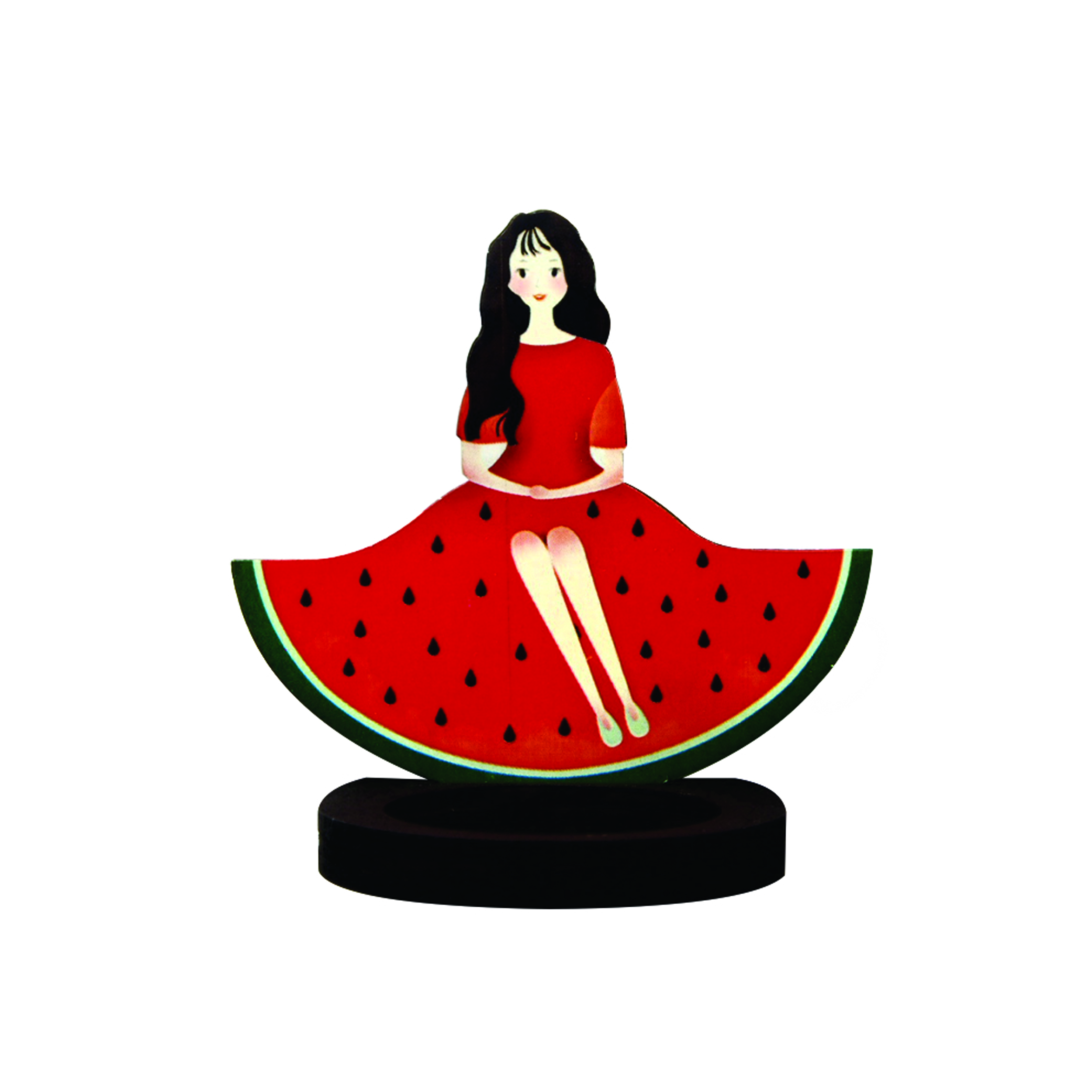 جاشمعی مدل یلدا طرح خاتون و هندوانه