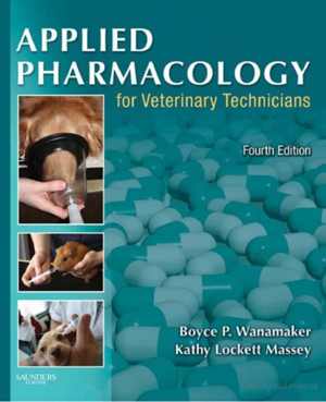 [PDF] دانلود کتاب Applied Pharmacology For Veterinary Technicians, 4th ed, 2009
