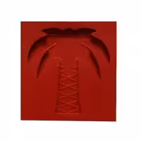 قالب فوندانت به گز مدل درخت نخل