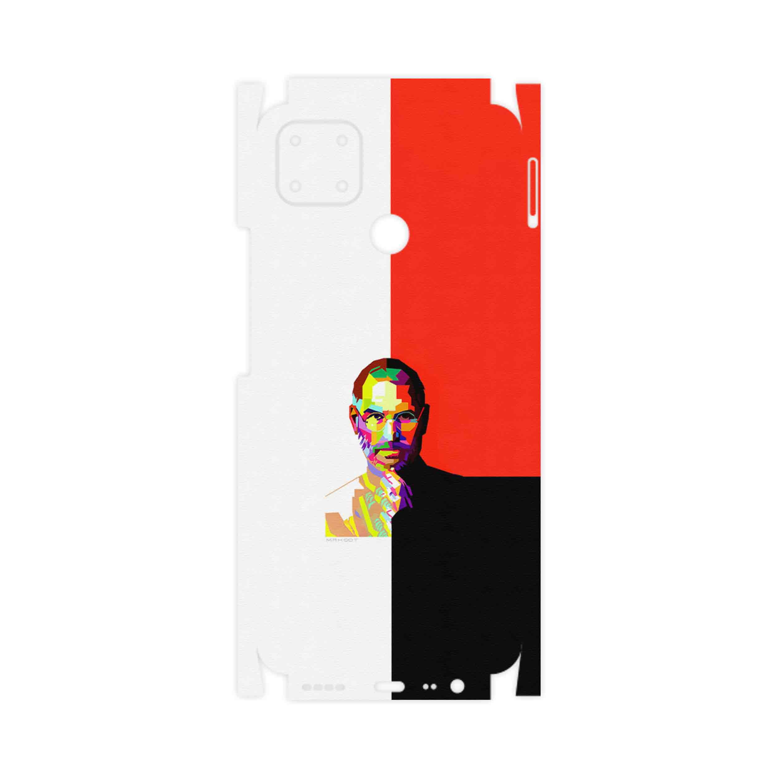 برچسب پوششی ماهوت مدل 1 Collage of Steve Jobs-FullSkin مناسب برای گوشی موبایل ریلمی C25s