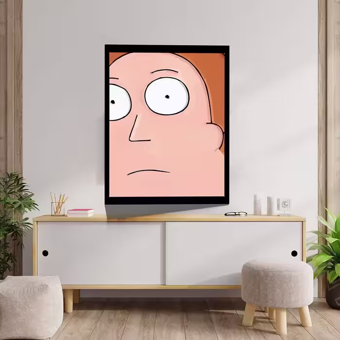 تابلو مدل Rick &amp; Morty کد F-1045