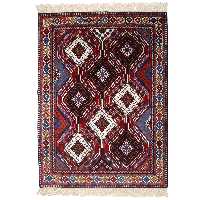 فرش دستبافت دو و نیم متری مدل قشقایی یلمه کد 990727