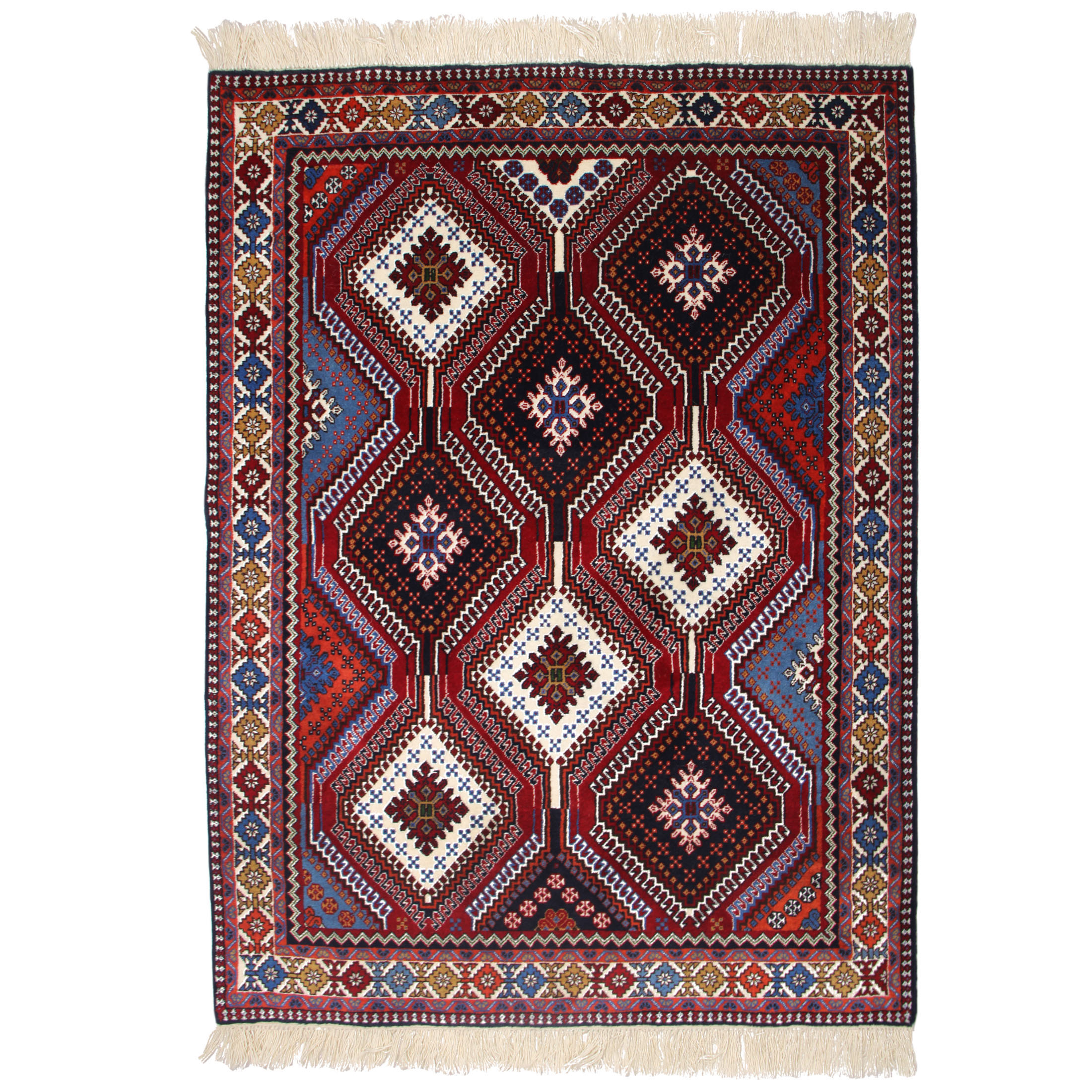 فرش دستبافت دو و نیم متری مدل قشقایی یلمه کد 990727