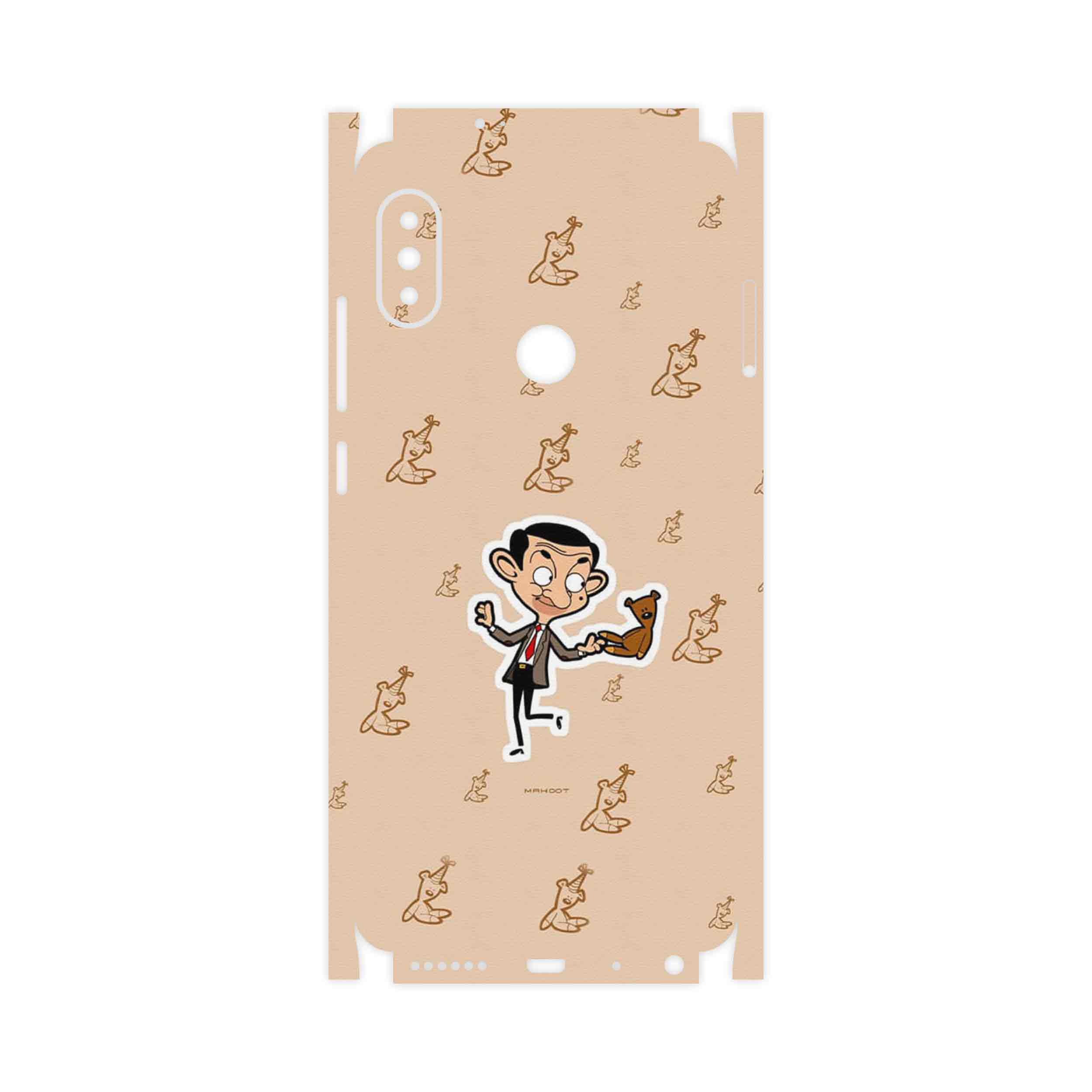 برچسب پوششی ماهوت مدل Mr.Bean-FullSkin مناسب برای گوشی موبایل شیائومی Redmi Note 5 Pro