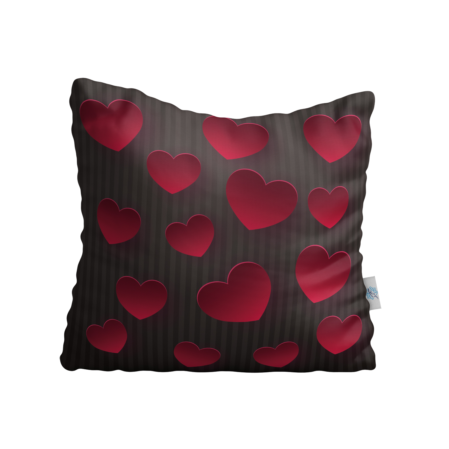 کاور کوسن شمسه نگار مدل قلب قرمز کد 94