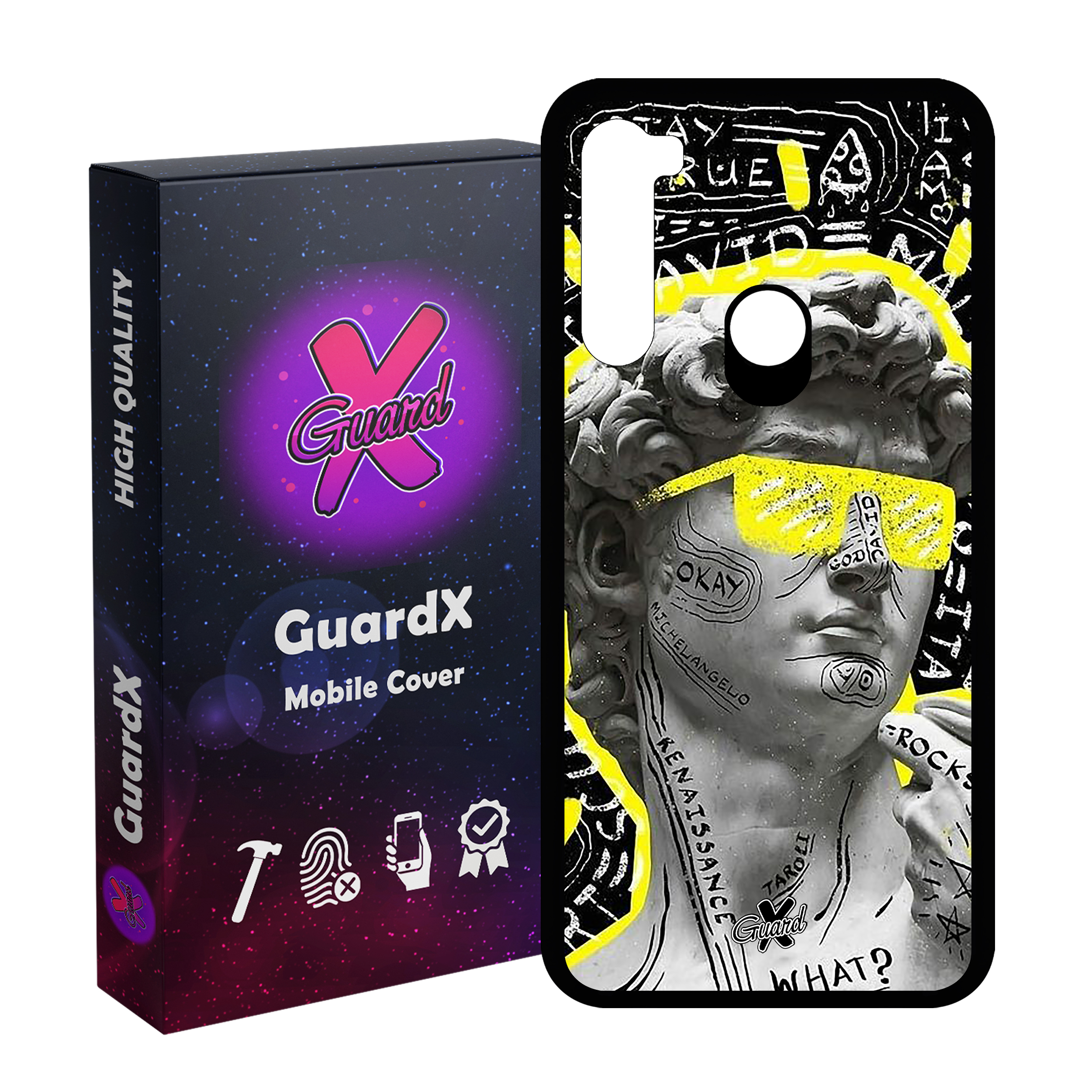 کاور گارد ایکس طرح Art مدل Glass10436 مناسب برای گوشی موبایل شیائومی Redmi Note 8