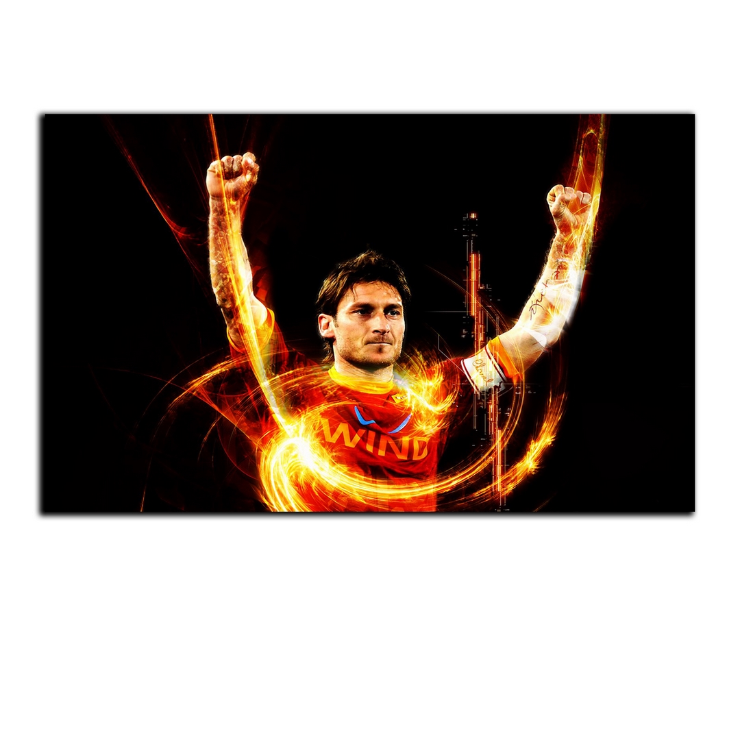 تابلو شاسی بکلیت طرح بازیکن فوتبال باشگاه رم فرانچسکو توتی مدل SH-S7033