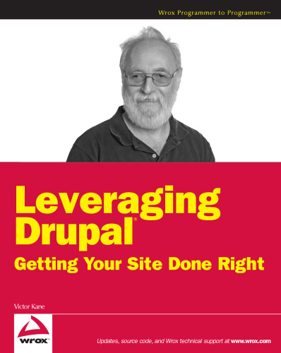 خرید و دانلود نسخه کامل کتاب Leveraging Drupal: getting your site done right