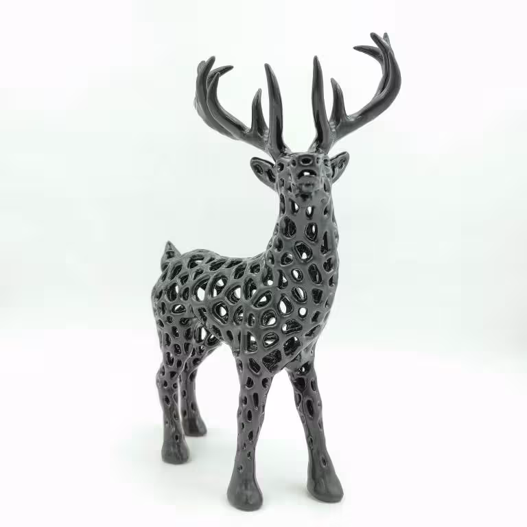 خرید اکشن فیگور گوزن Black Big Deer 3D Action Figure با بهترین قیمت
