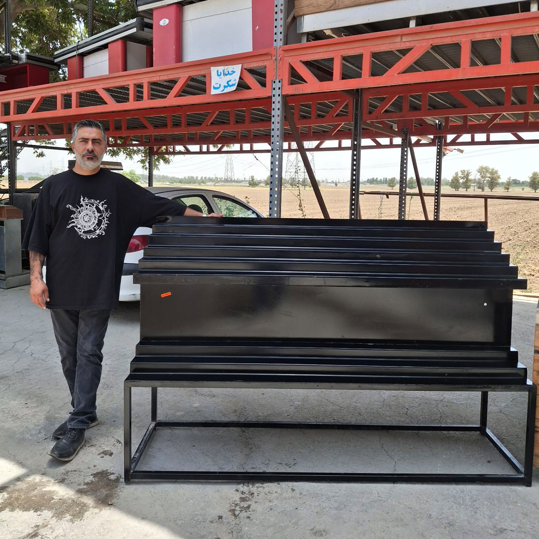 خرید و قیمت استند میوه و سبزی پله 85 کیلو - قفسه‌بندی وکیلی