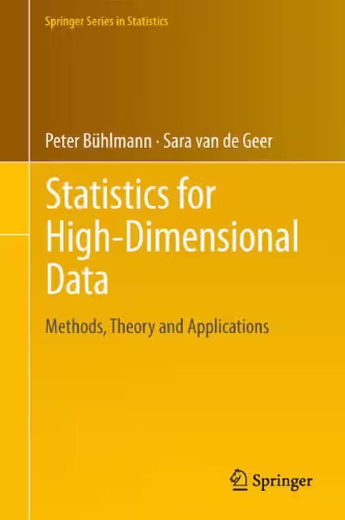 خرید و دانلود نسخه کامل کتاب Statistics for High-Dimensional Data: Methods, Theory and Applications