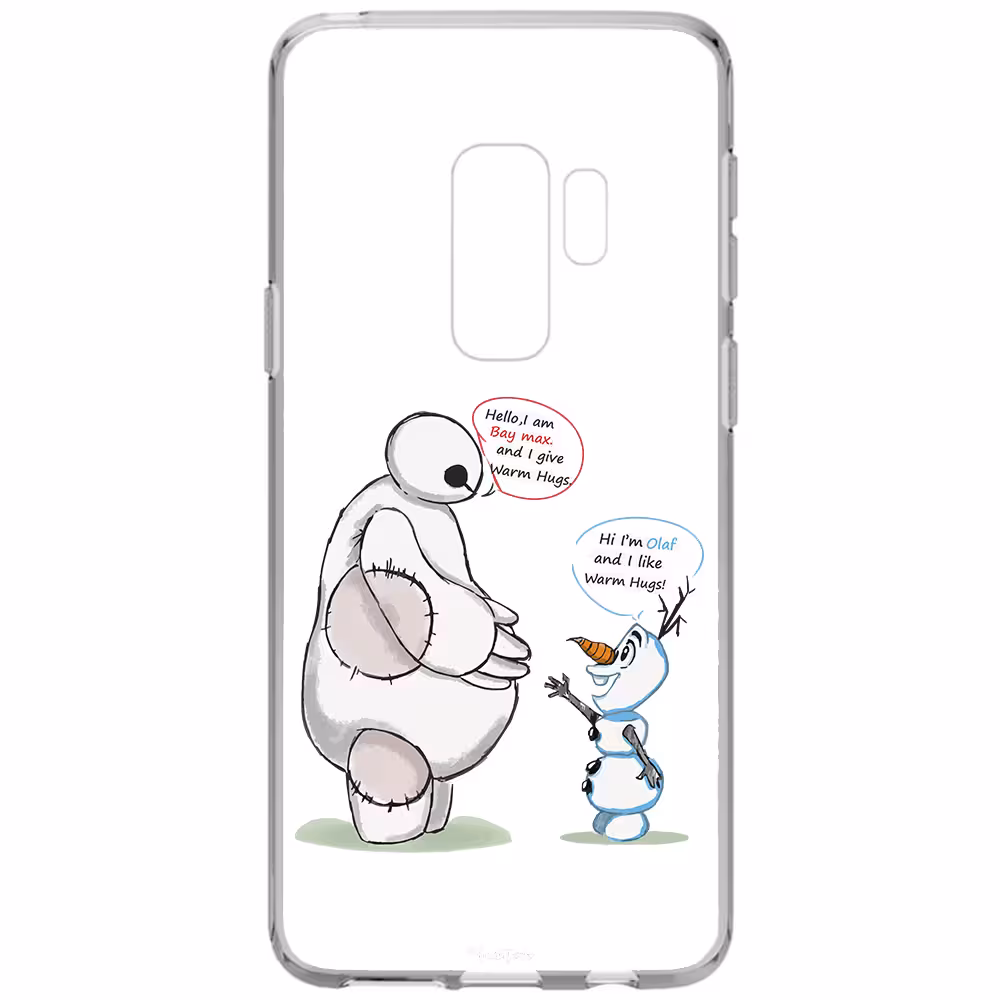 کاور طرح Olaf &amp; Baymax مناسب برای گوشی موبایل سامسونگ Galaxy S9 Plus
