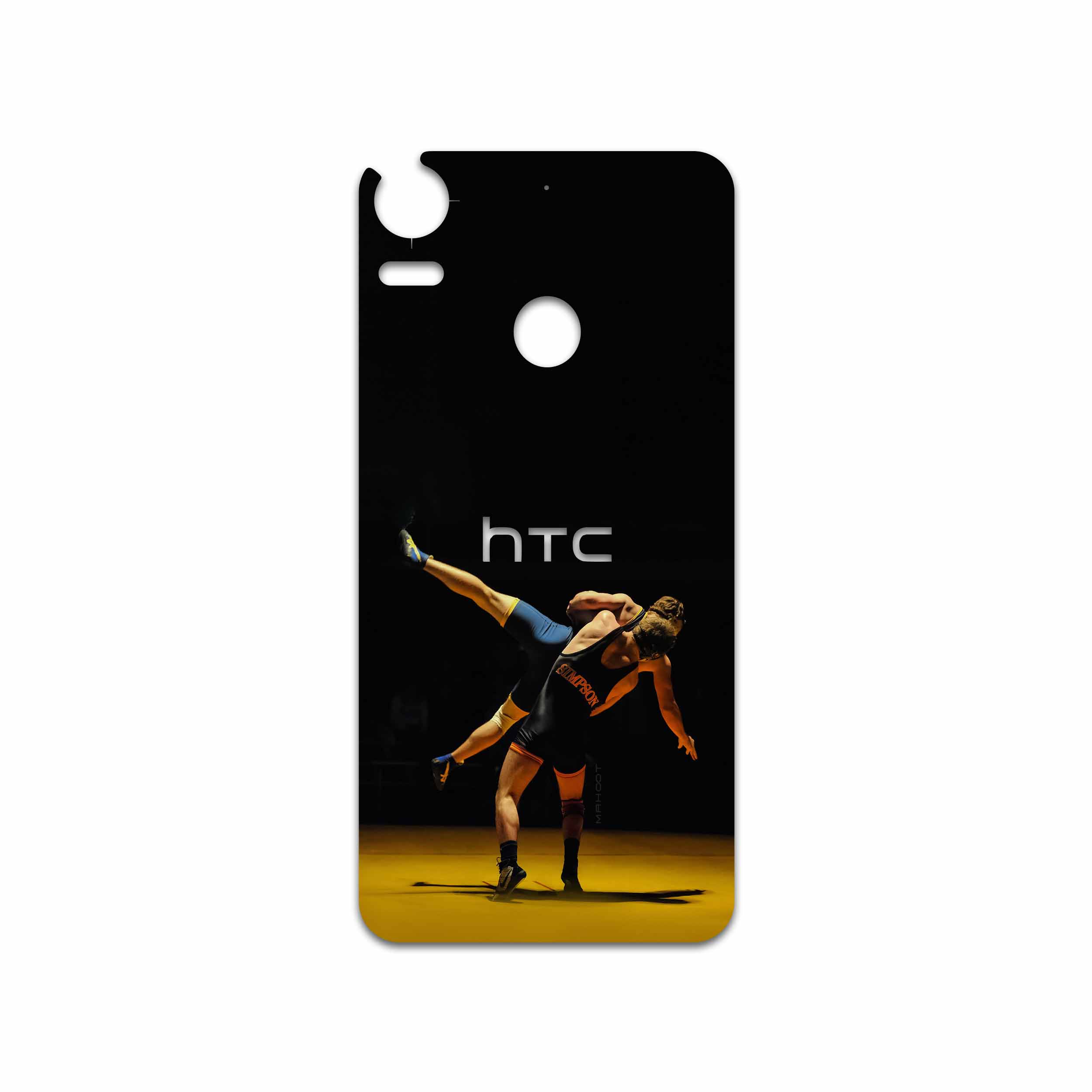 برچسب پوششی ماهوت مدل Wrestling مناسب برای گوشی موبایل اچ تی سی Desire 10 Pro