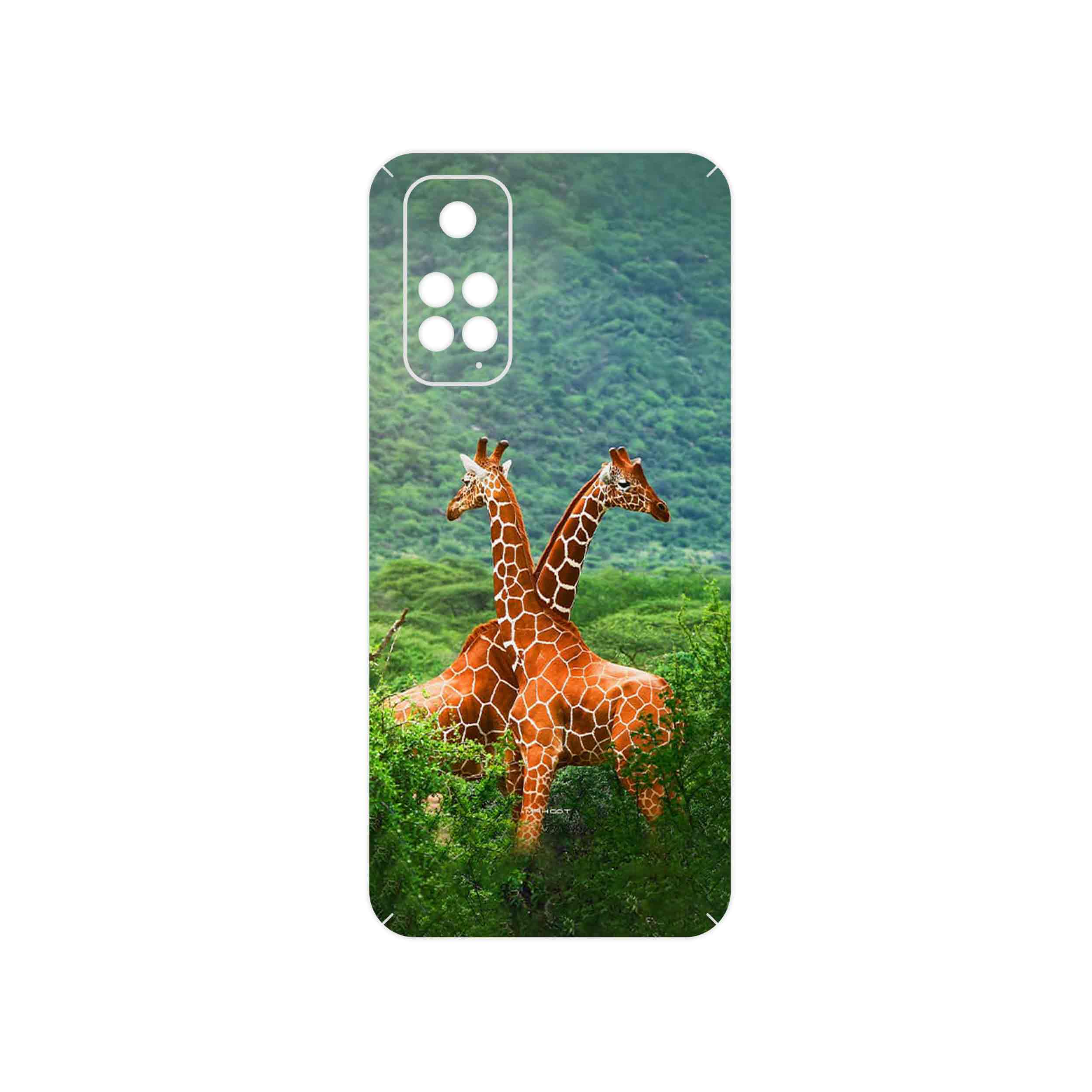 برچسب پوششی ماهوت مدل Giraffe مناسب برای گوشی موبایل شیائومی Redmi Note 11