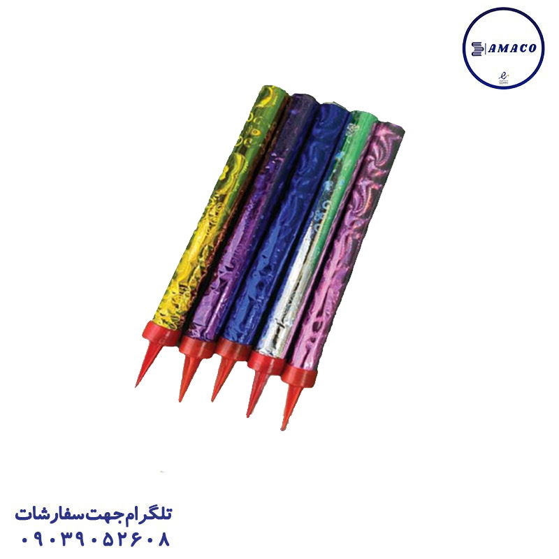 آبشار روی کیک 5 عددی 15 سانت تولد