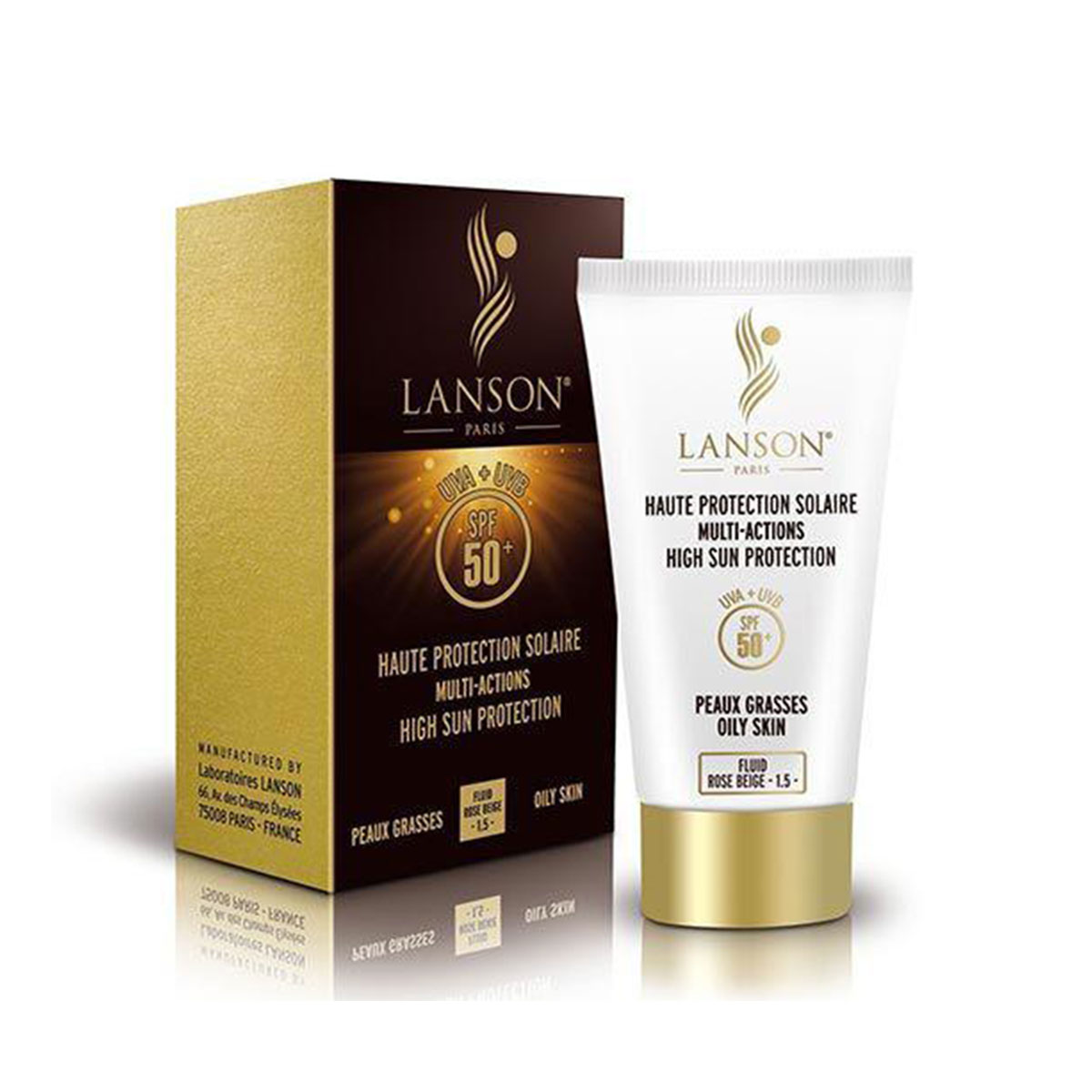 ضد آفتاب لانسون فاقد چربی Lanson Rose Beig 1.5